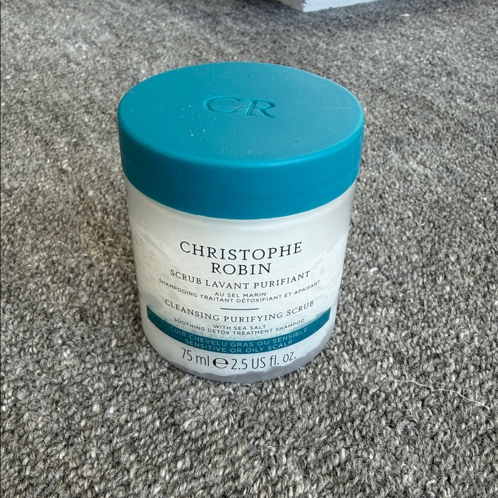 Christophe Robin Cleansing Purifying Scrub - Teal/White